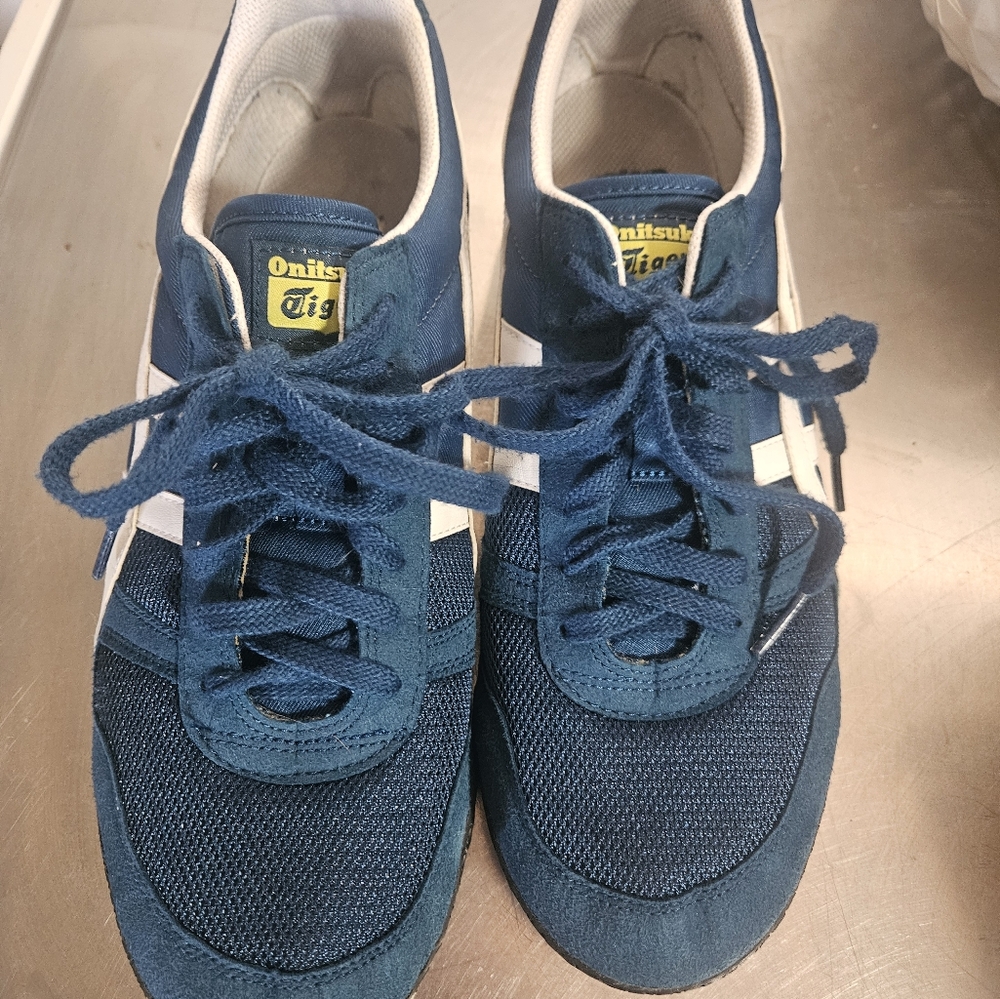 Onitsuka Tiger by Asics Navy and White Sneakers